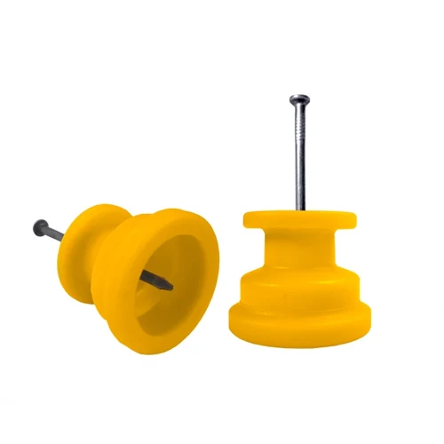 Isolador Roldana 30x30 Amarelo