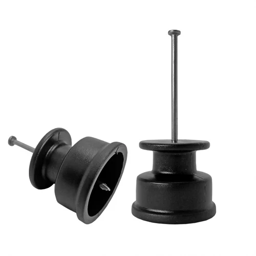 Isolador Roldana 36x36 Preto